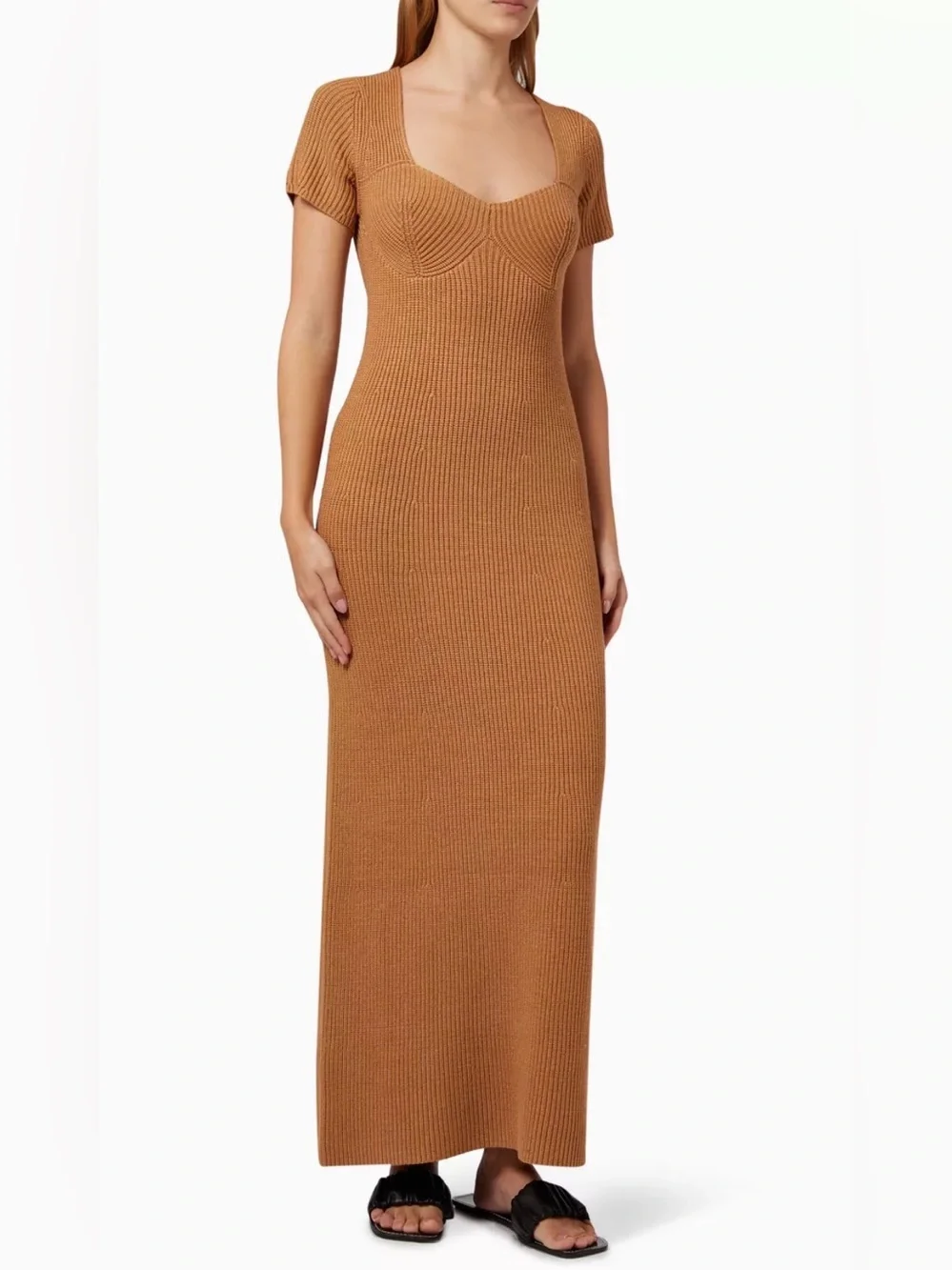 STAUD, Camden Dress for female in Camel, Size Large